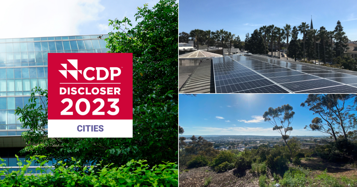 San Diego Receives an ‘A’ Rating for Climate Action Efforts City of